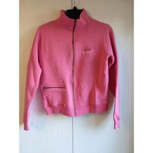 Top Threads Sportswear VAIL Women's Pink Long Sleeve Zip Up Casual Jacket Sz L